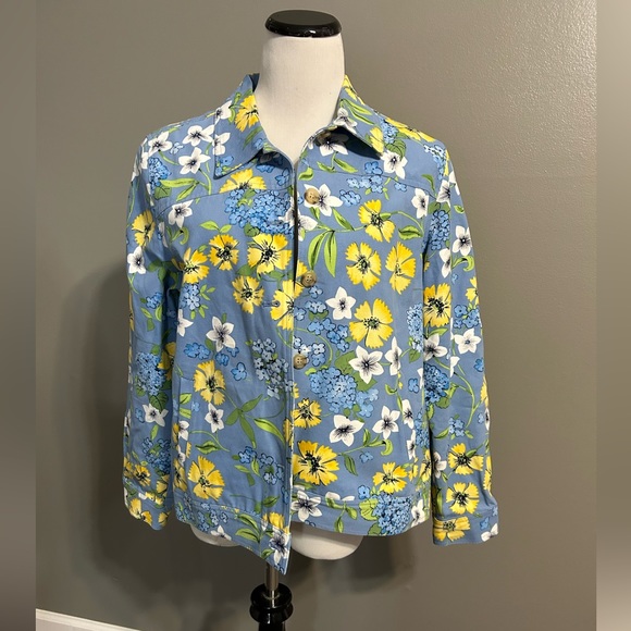 The TOG‎ shop in women’s size petite, large jacket, floral, print - Picture 1 of 11